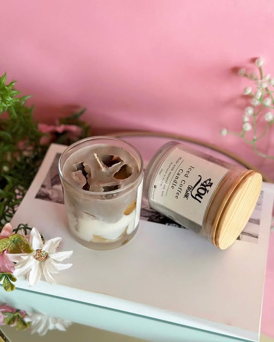 شمعة القهوة المثلجة