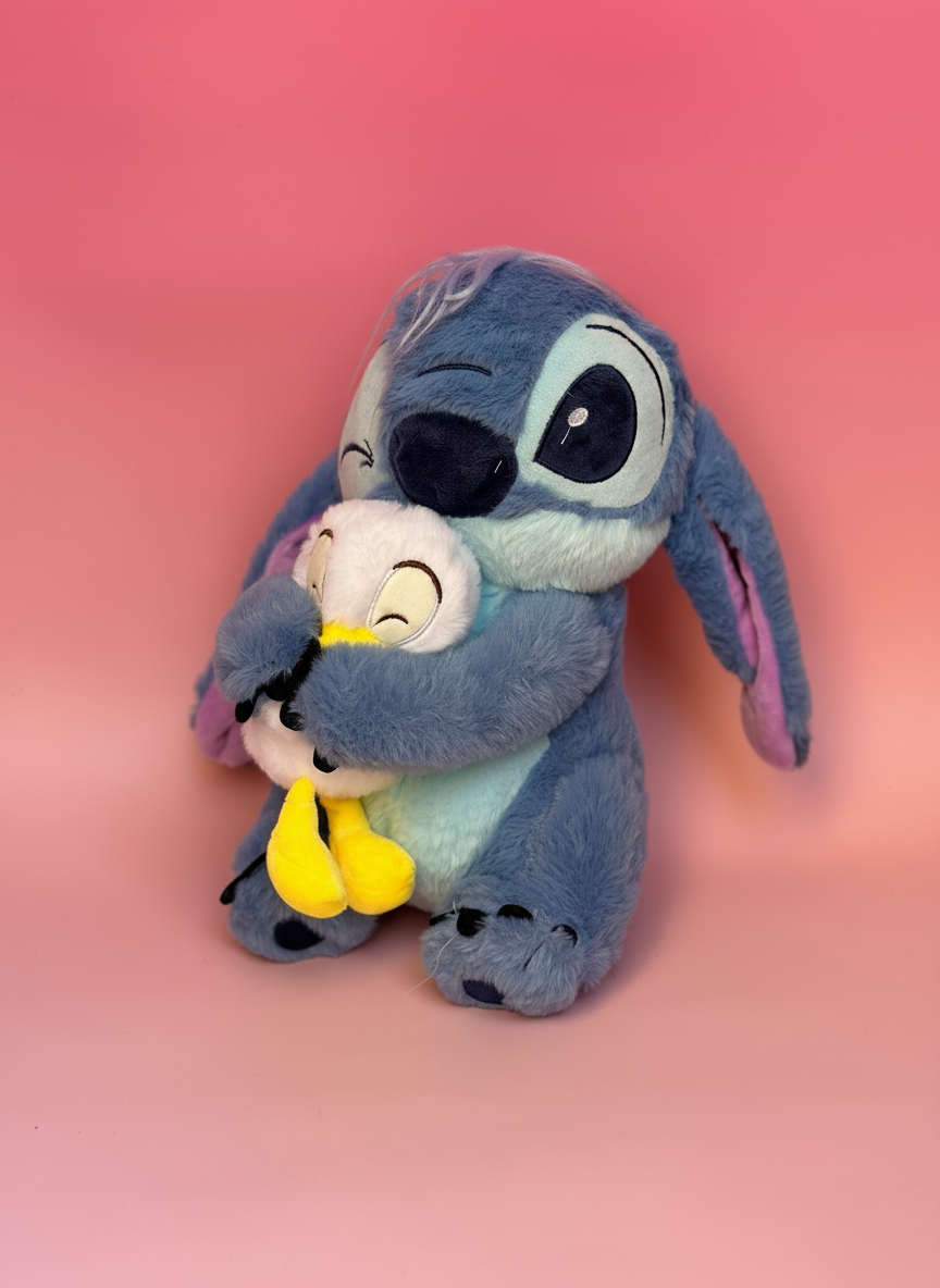 Stitch & duck plush toy